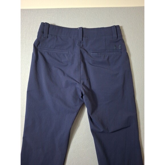 Under Armour Golf Pants Mens 30x32 Blue Lightweight Polyester Stretch Athleisure - Picture 9 of 9